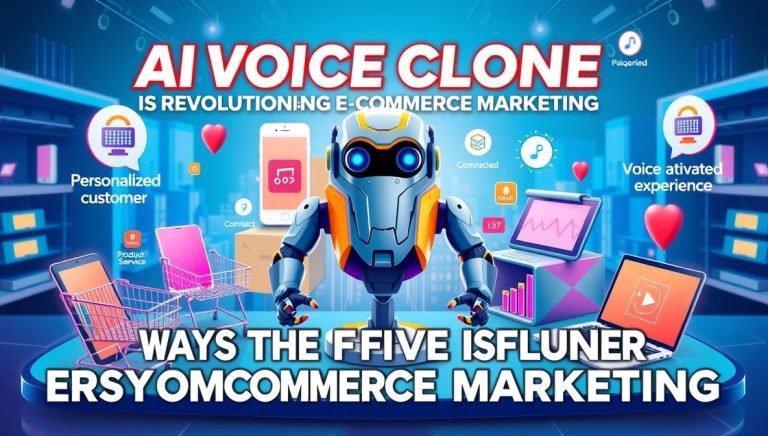 5 Ways AI Voice Clone Is Revolutionizing E-Commerce Marketing